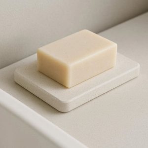 7 Diatomaceous Earth Soap Dish Quick Dry Water Absorbent Diatomite Tray Moisture Proof Countertop Soap Holder Bathroom Minimalist